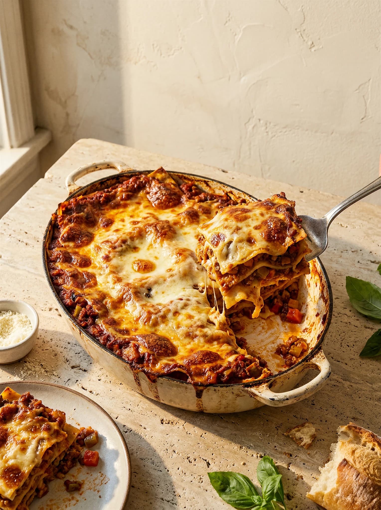 Lasagnes à la viande et béchamel