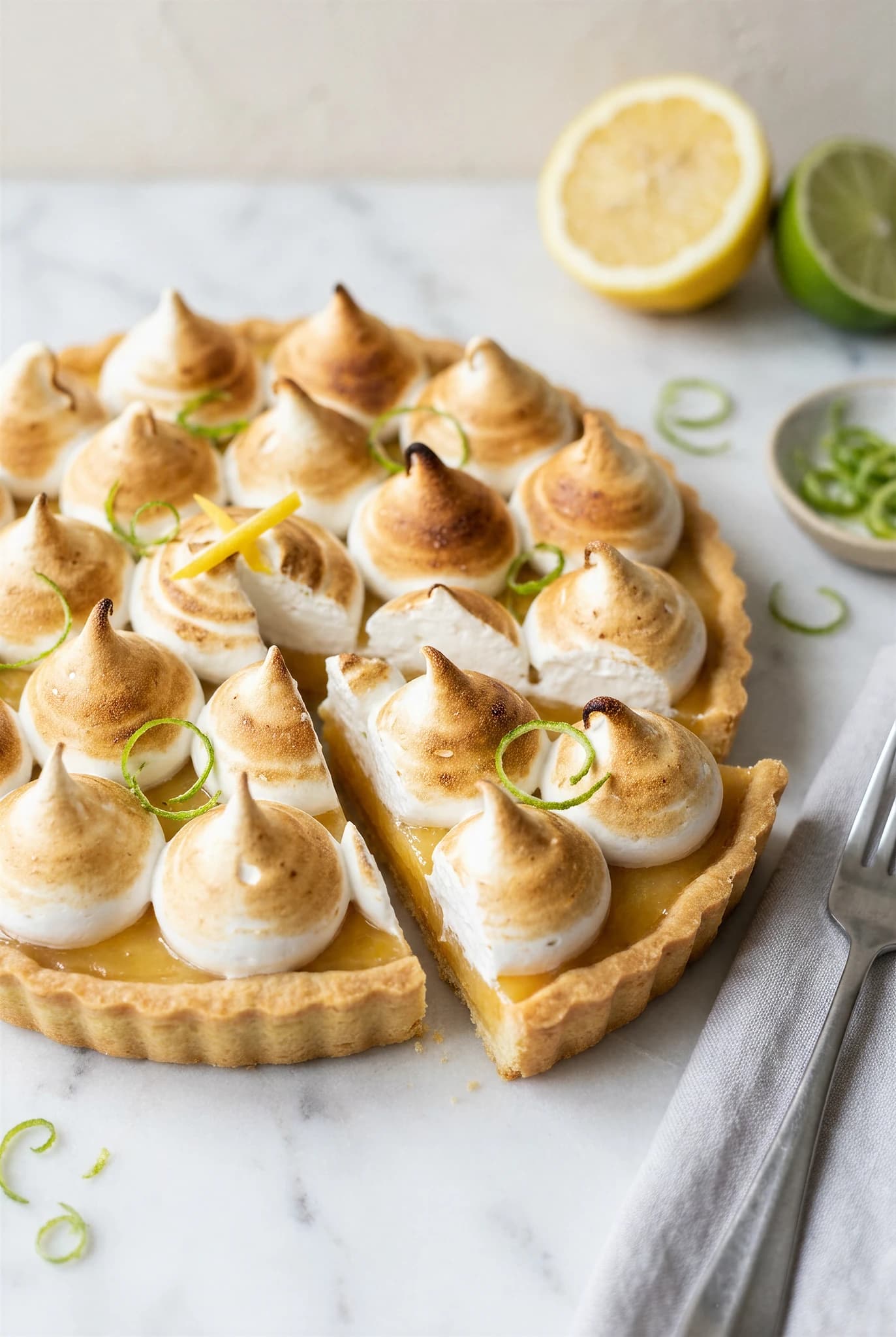 Tarte au citron meringuée