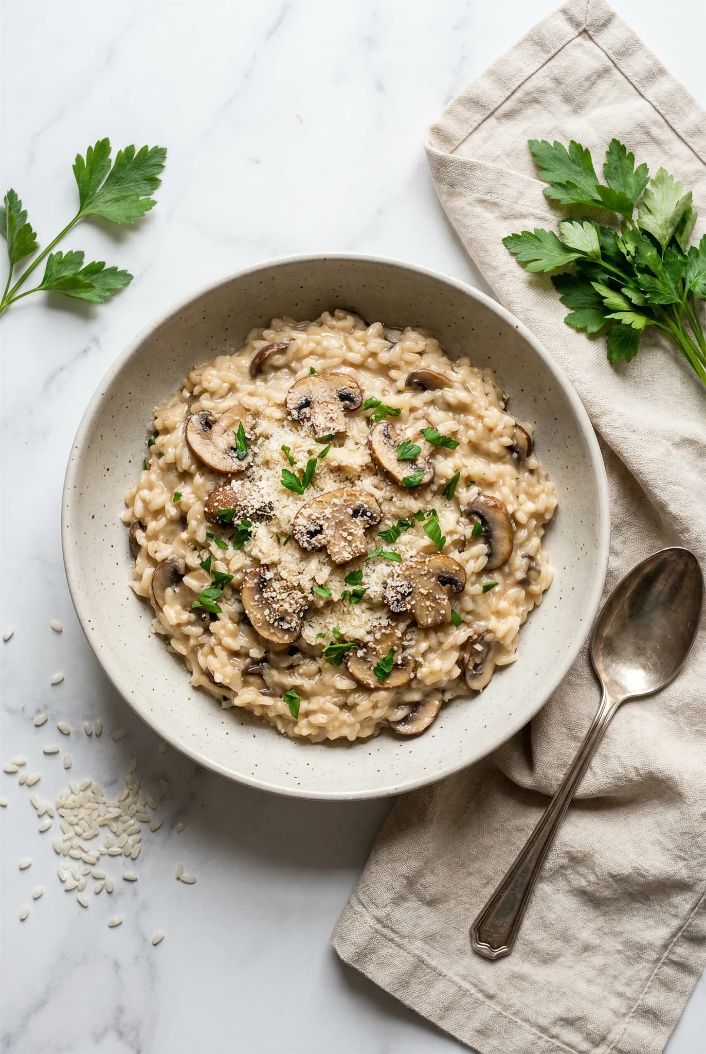 Risotto aux champignons