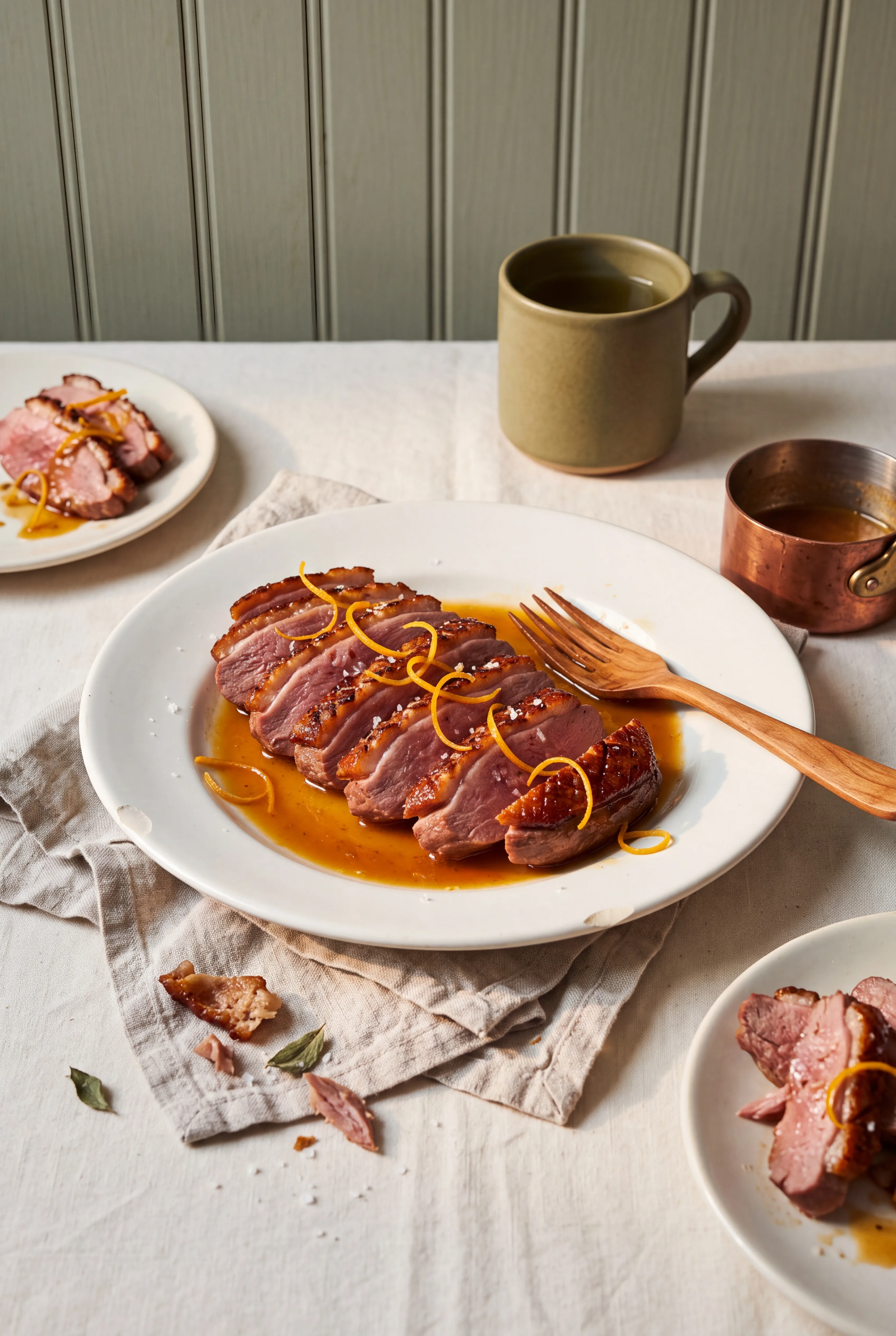 Magret de canard à l’orange