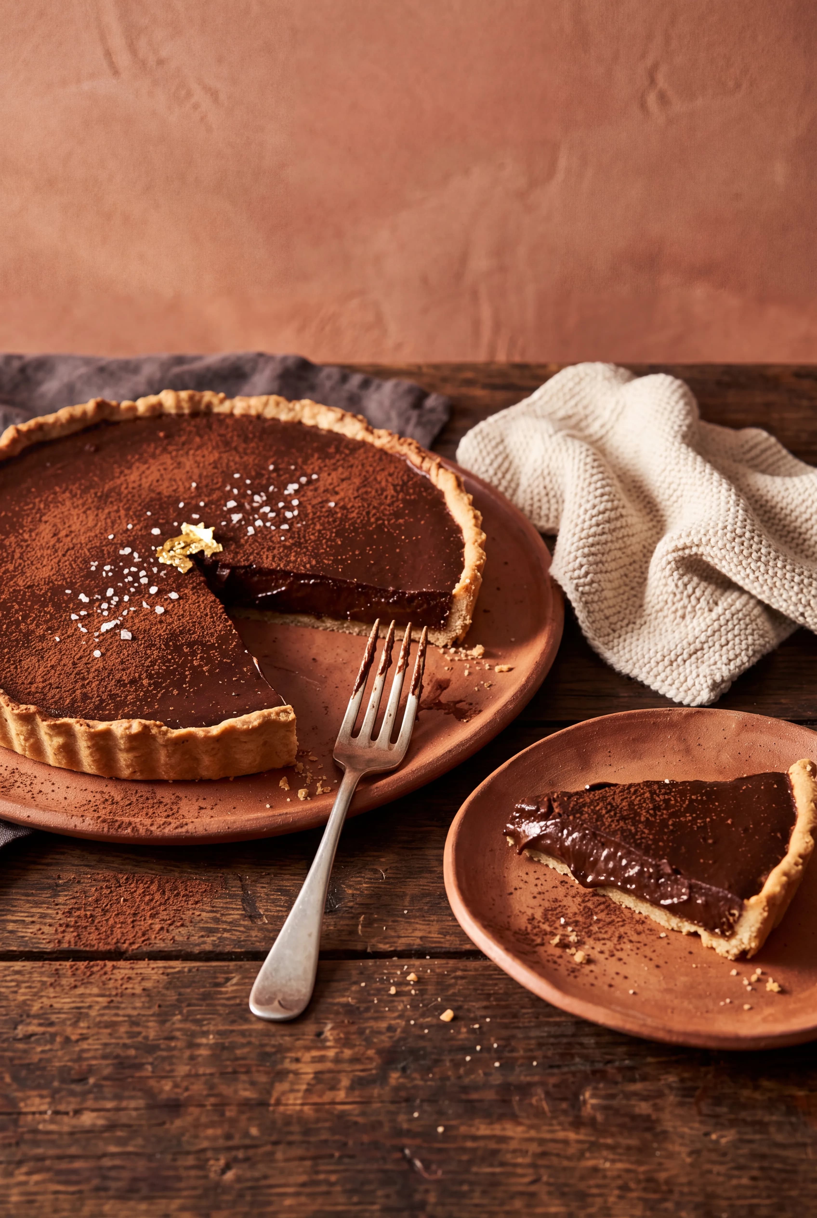 Tarte au chocolat fondant
