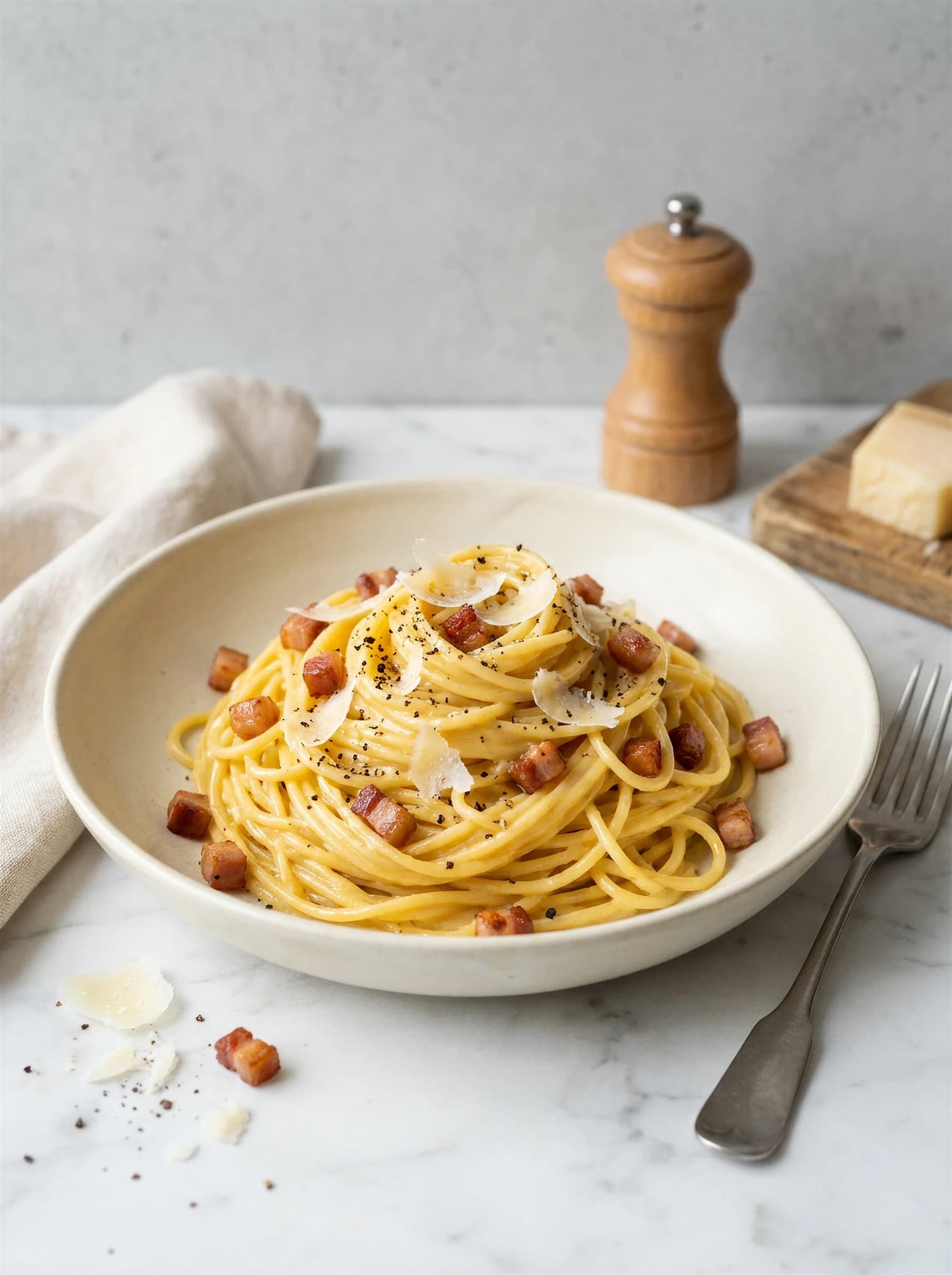 Spaghetti à la carbonara