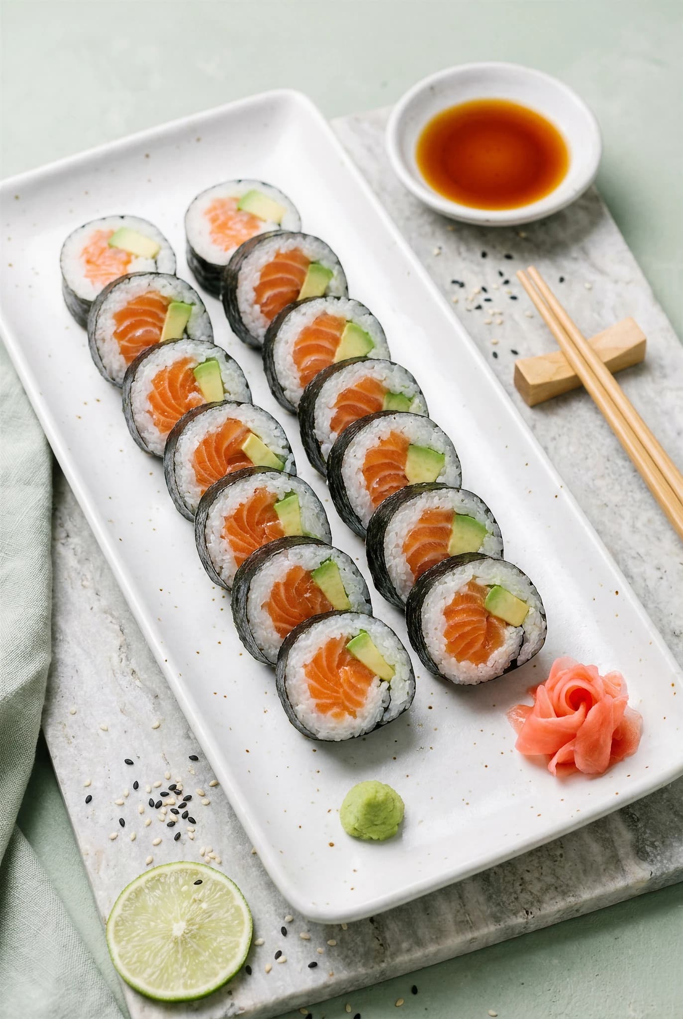 Maki saumon-avocat
