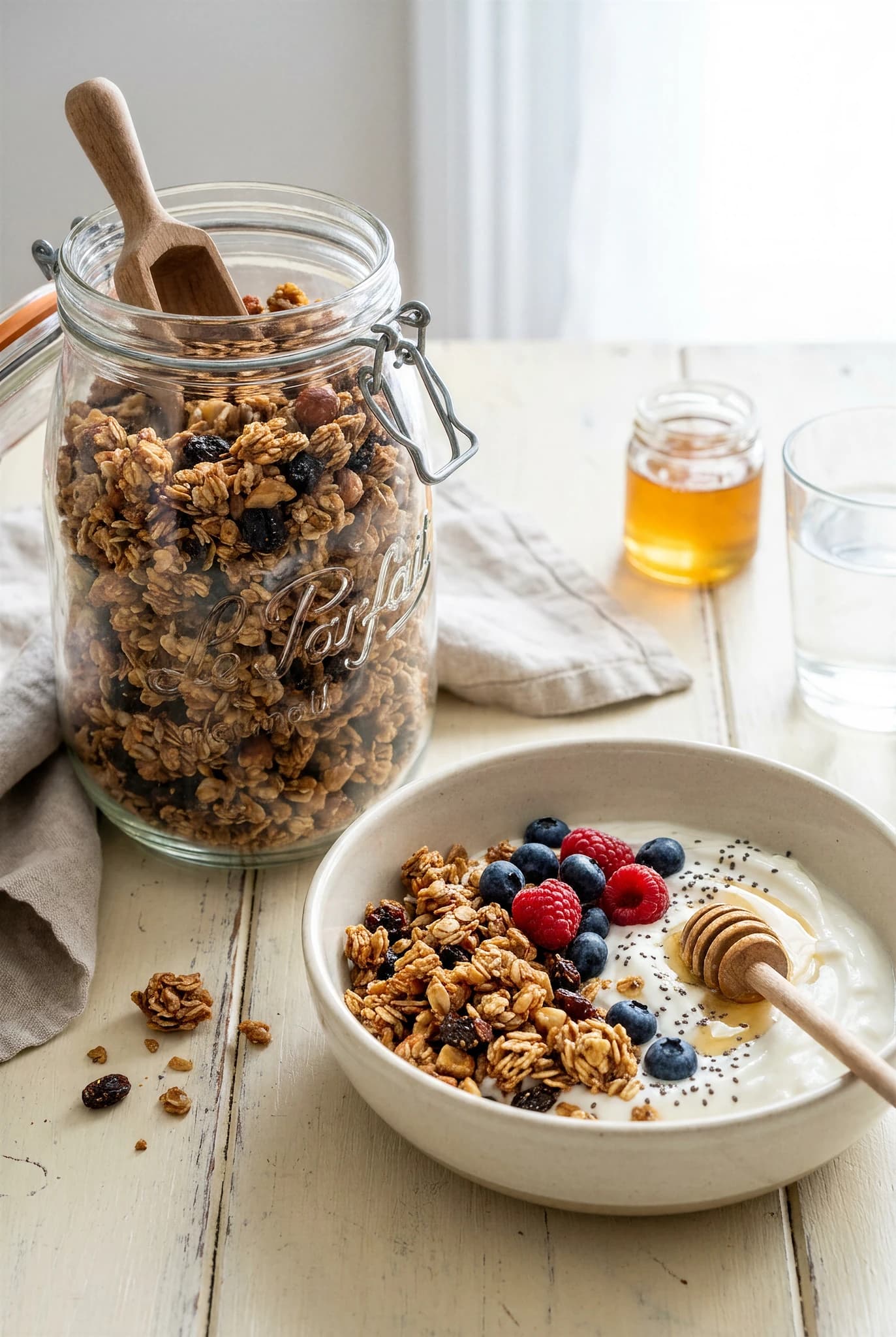 Granola au miel et fruits secs