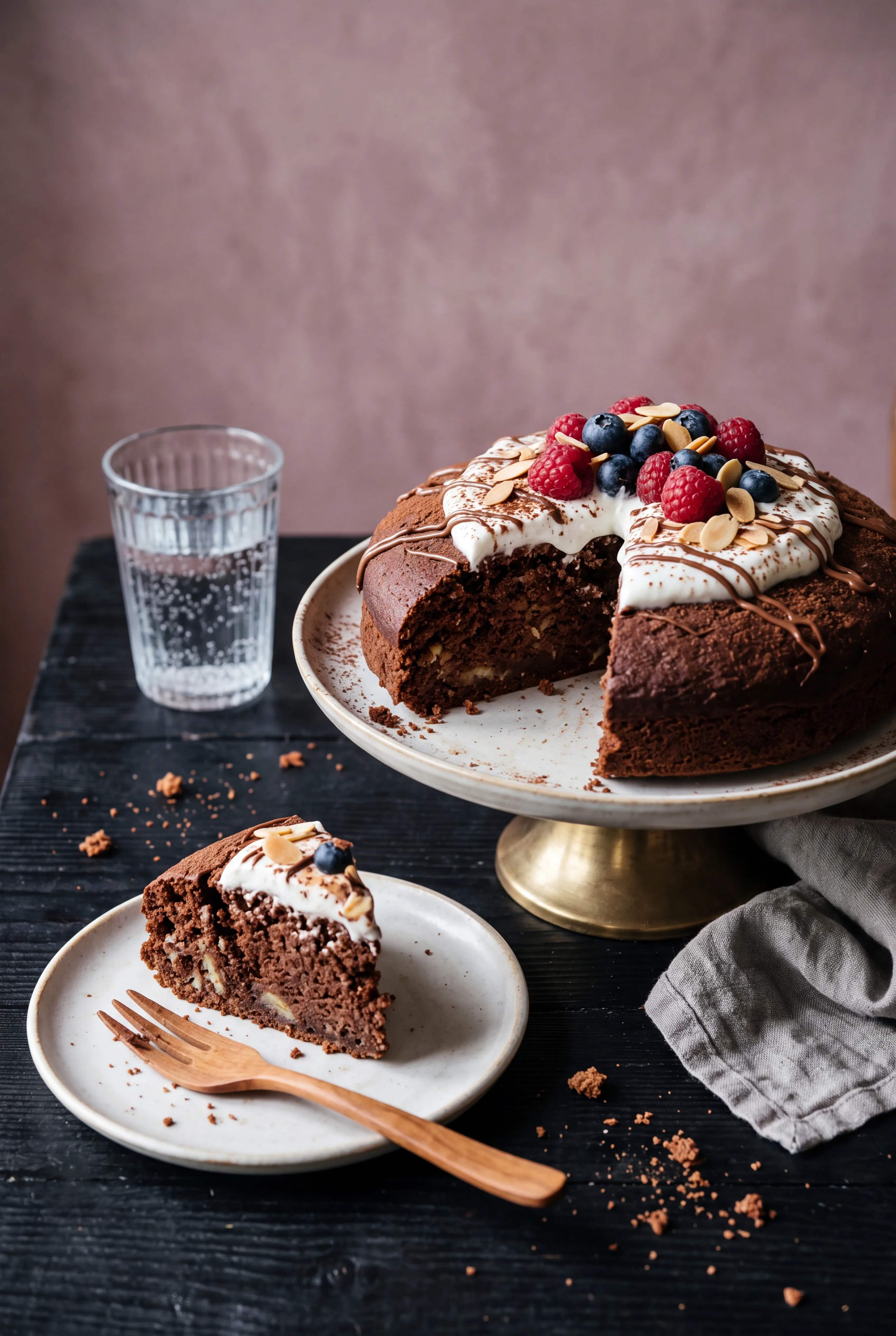 Bowl cake avoine et cacao