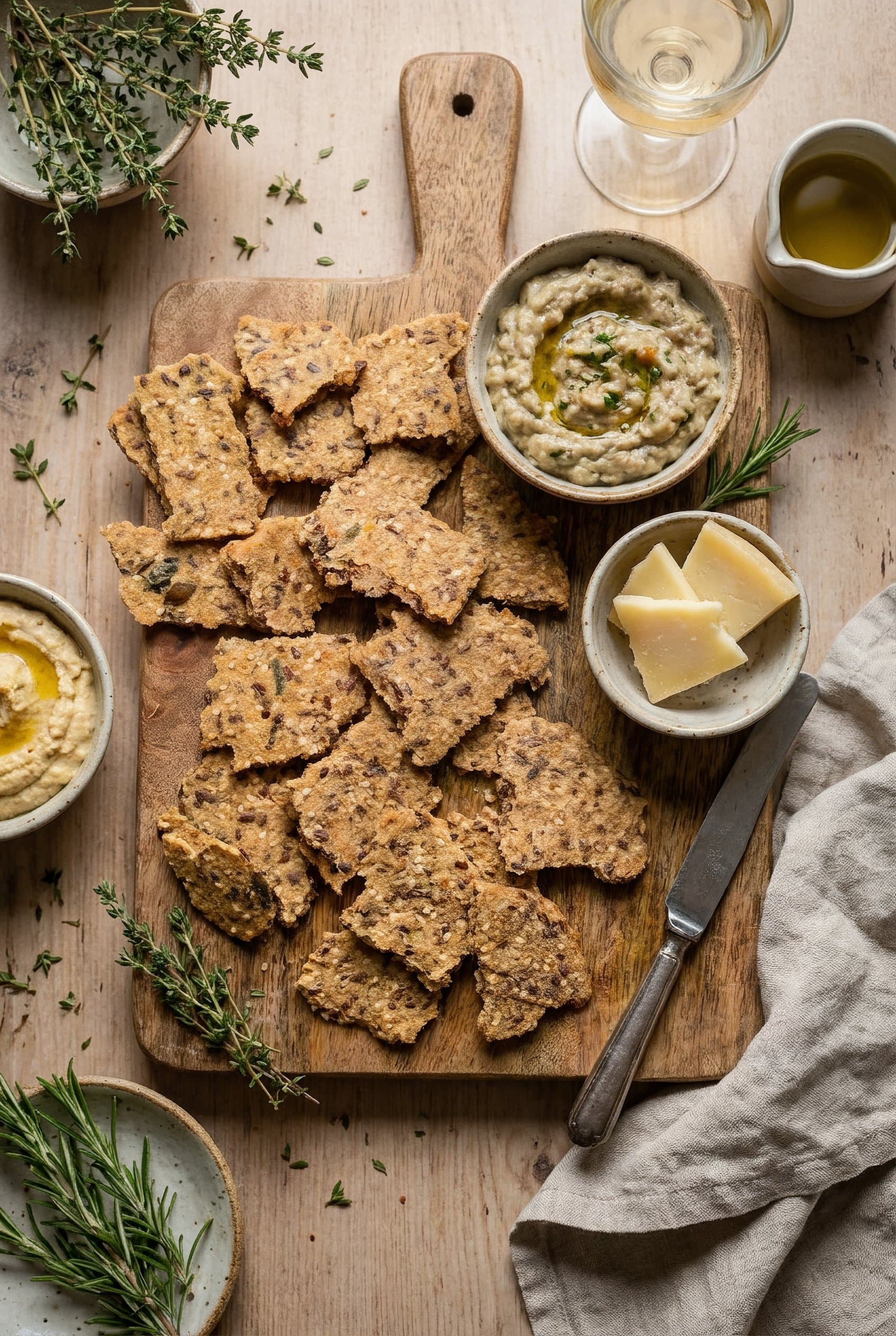 Crackers aux graines